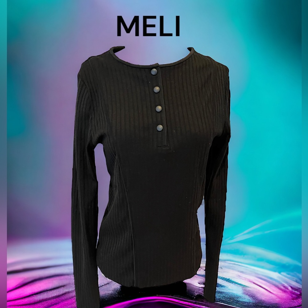 MELI BLACK Top Shirt Long sleeve L